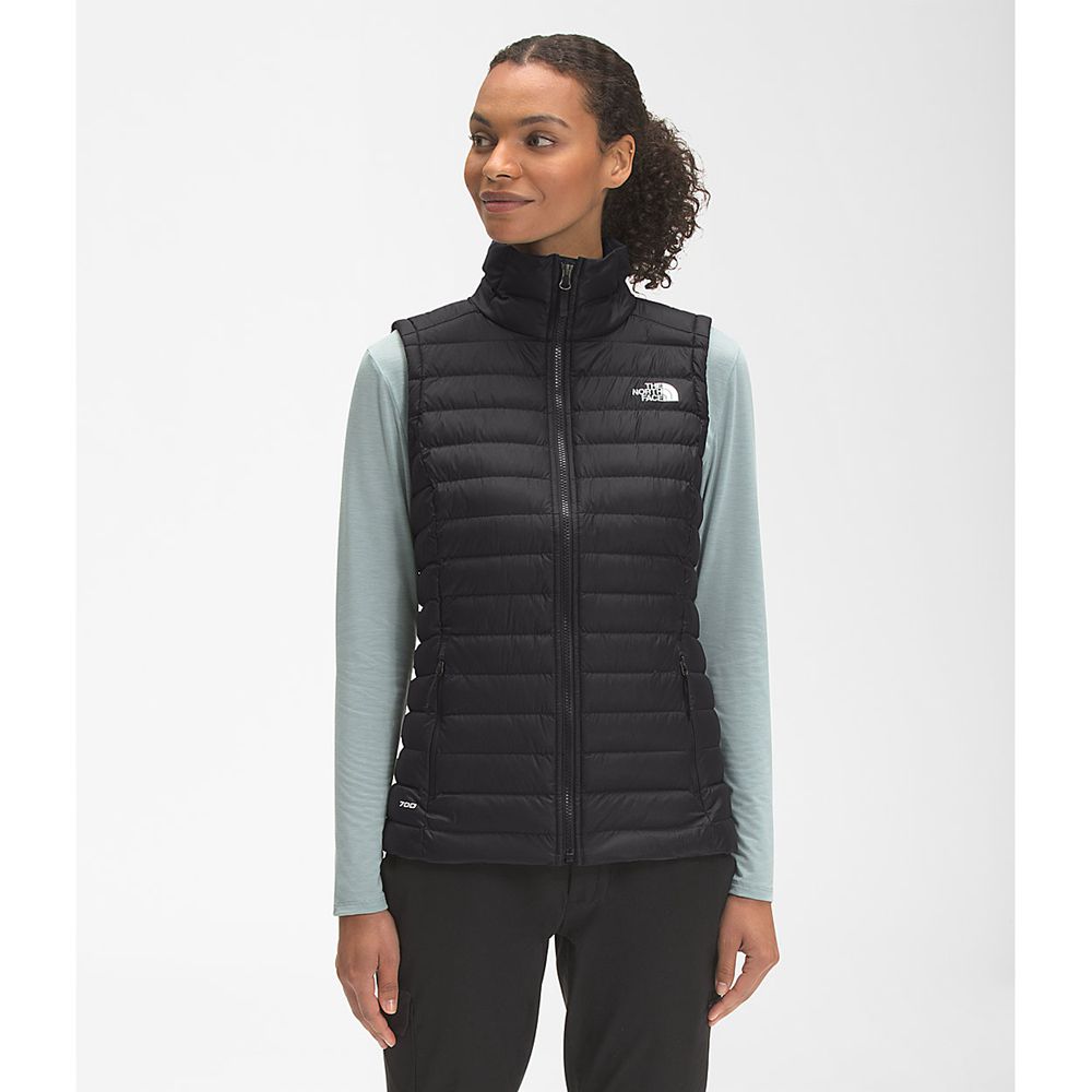 The North Face Vests Womens Australia - The North Face Stretch Black (TPC-372064)